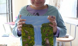 Kiran's first painting